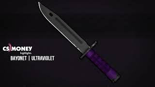 ☆ Butterfly Knife  Ultraviolet — skin on CS:GO/CS2 Wiki by CS.MONEY