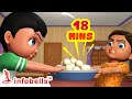 Chunnu Munnu thhey do bhai & much more | Hindi Rhymes collection for Children | Infobells