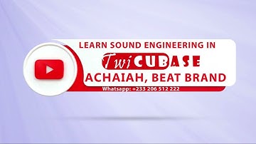 LEARN SOUND ENGINEERING IN TWI CUBASE  DAY  1