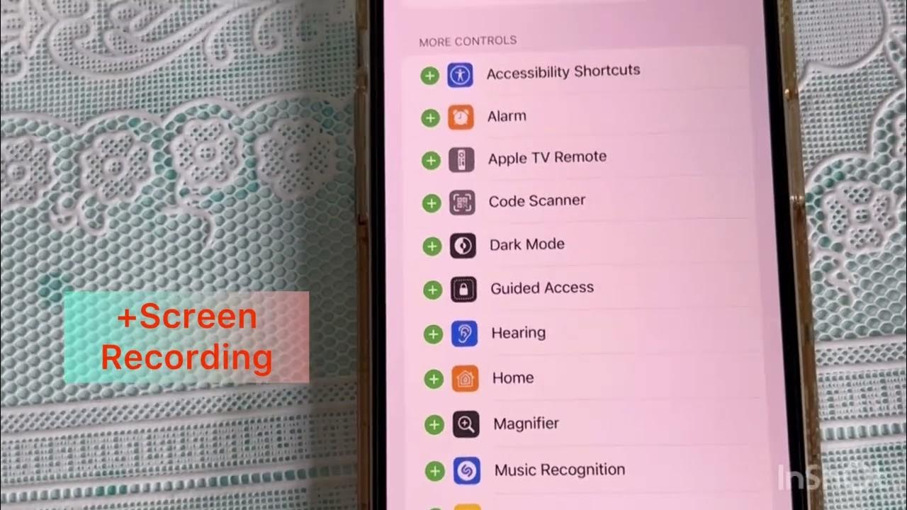 how-to-screen-video-recording-by-iphone-all-models-youtube