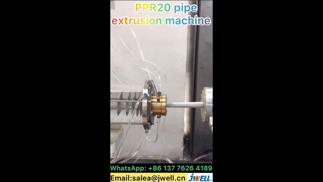 PPR pipe extrusion machine 5———0086 137 7626 4189