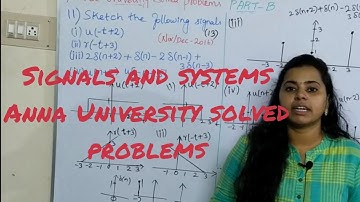 Signals and systems(Part 8) in Tamil(Anna university solved problems(3))