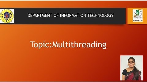 MULTI THREADING | OBJECT ORIENTED PROGRAMMING | SNS INSTITUTIONS