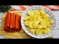ALMOÇO/JANTAR RÁPIDO | Receita com batata e salsicha | Receitas fáceis e rápidas