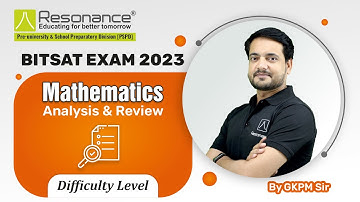 Analyzing and Reviewing BITSAT Exam 2023 of Mathematics  !