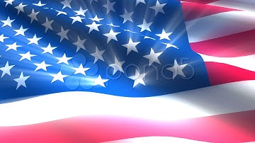 Usa Flag - Hd Loop. Stock Footage