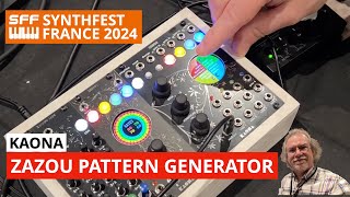 Kaona Zazou Algorithmic Pattern Generator Pre-Superbooth 24 News Synthfest France 2024