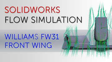 SOLIDWORKS FLOW SIMULATION - FORMULA 1 FRONT WING CFD