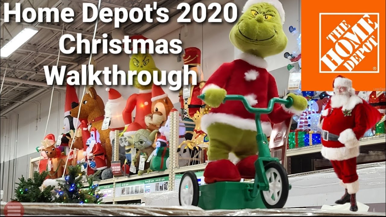 Home Depot 2020 Christmas In Store Walkthrough - YouTube