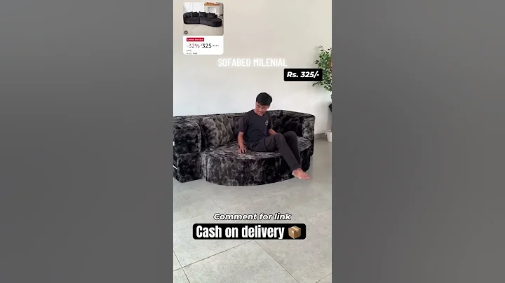 Best sofa cum bed from meesho | meesho sale | shorts #meesho #amazon #flipkart #shorts