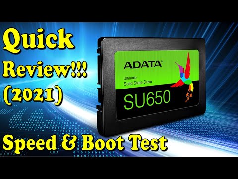 Adata SU650 Review | CrystalDiskMark & Benchmark Test (2021)