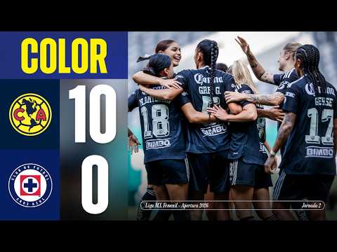 A shower of goals at Banorte Stadium | The color of our victory against Cruz Azul with 10 amazing...