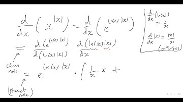 HOW TO DIFFERENTIATE x^|x|??? (MODULUS FUNCTIONS, EXPONENTIAL FUNCTIONS, LOGARITHMS, ABSOLUTE VALUE)