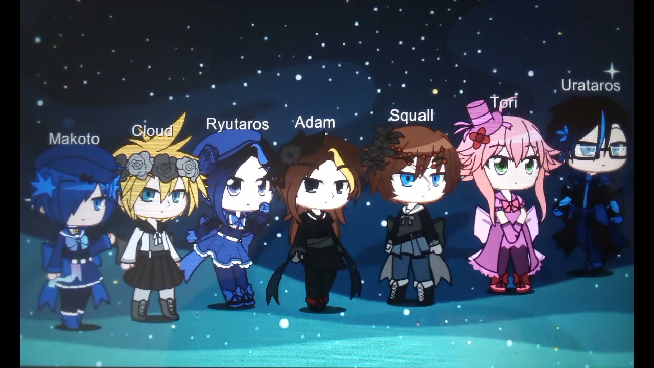 Adam lang cloud and the others in their magical boy forms