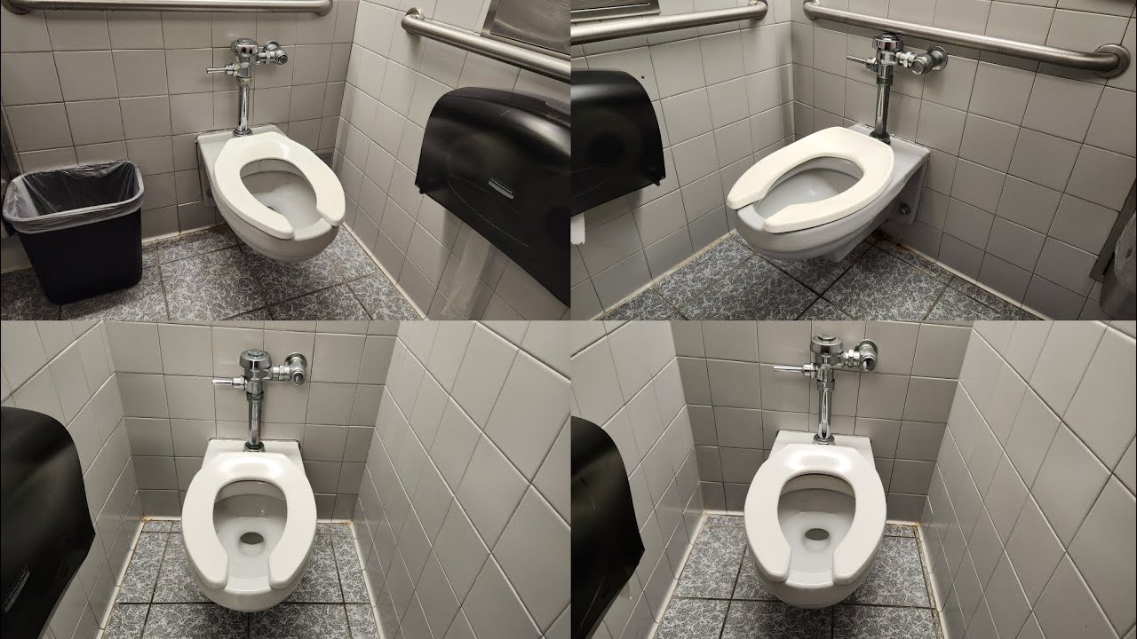 Four Grey 1990s Eljer Auburn toilets YouTube