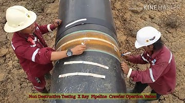 X Ray Pipeline Crawler Opertion Vedeo