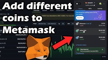 How to add different or custom coins to MetaMask wallet