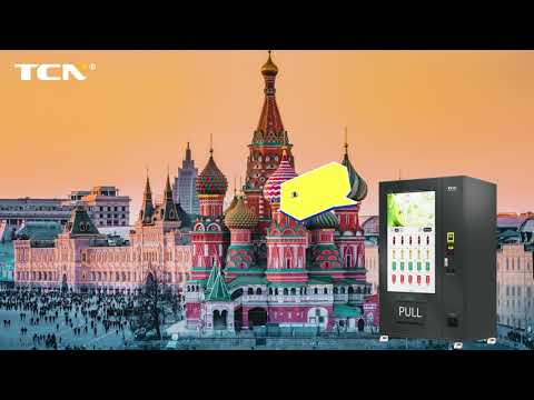 Large Touch Screen Vending Machines with Elevator Sysytem