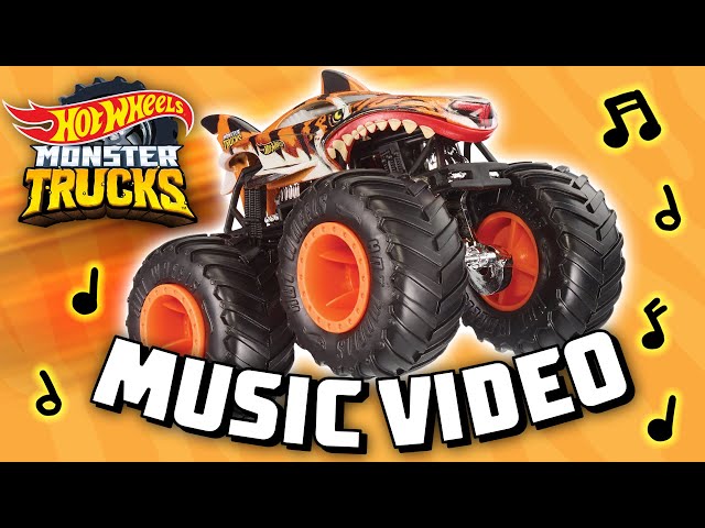 Smash and Roar” REMIX ft. Hot Wheels Monster Truck MEGA WREX 🦈