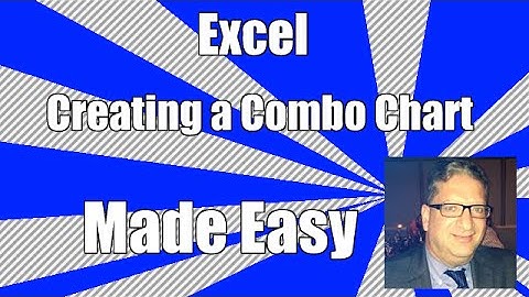 How to create a combo chart in Excel 2010, 2013, 2016 tutorial 2 axis chart column - line chart
