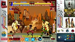 KOF 94 Golpes Lucky Glauber #kof94 #thekingoffighters94