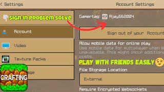 how to sign in crafting and building || how to play multiplayer in crafting and building screenshot 4