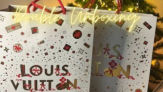 Louis Vuitton Double Unboxing (LV Christmas Packaging)