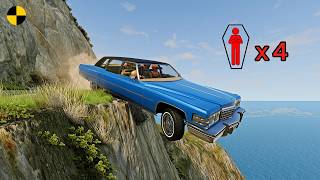 Realistic High-Speed Car Crashes in BeamNG.drive #164 | Ultra Detailed Crash Compilation