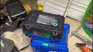 Kobalt 24 Volt Lithium Ion 410 CFM 100 MPH Brushless Cordless Electric Leaf Blower Review