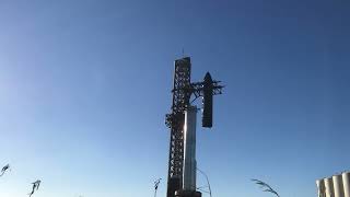 SpaceX Starship Full Stack Timelapse Original Film - 15th November 2023 #Starship
