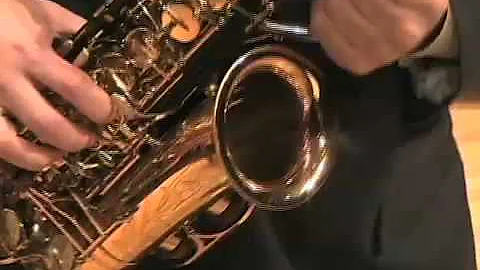 One-handed (toggle-key) saxophone by Stelling Bras...
