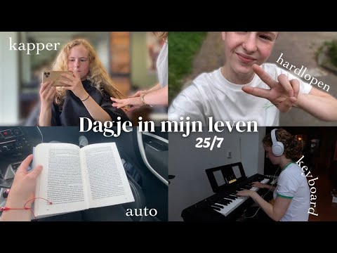vakantie dag in mijn leven! kapper, keyboard ophalen, hardlopen 💇🏼‍♀️🎹🏃‍♀️- donderdag