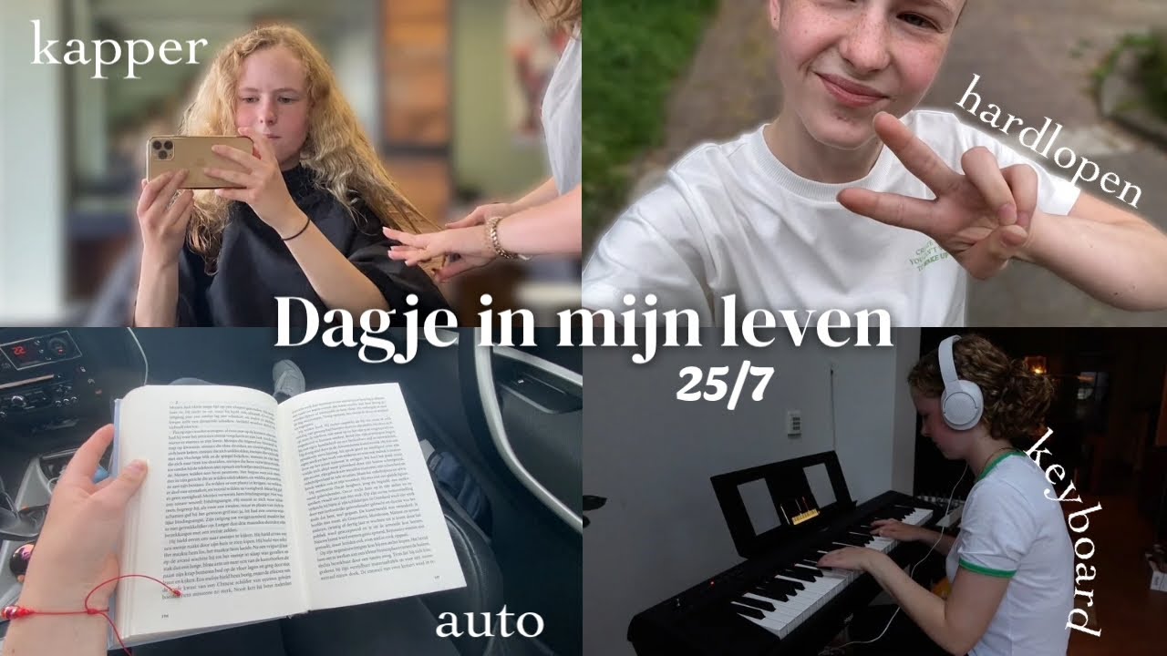 vakantie dag in mijn leven! kapper, keyboard ophalen, hardlopen 💇🏼‍♀️🎹🏃