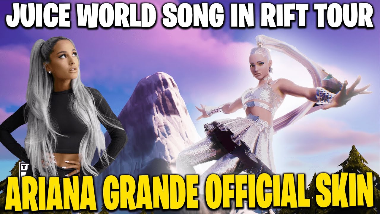 Official Ariana Grande Skin Reveal In Fortnite | All Rift Tour Event Leaks