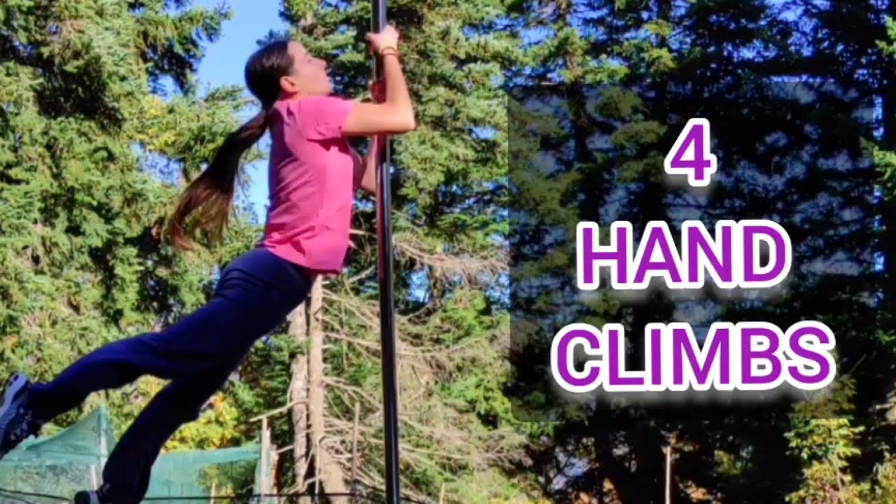4 TYPES OF HAND CLIMBS 🔥 | Pole Dance - YouTube
