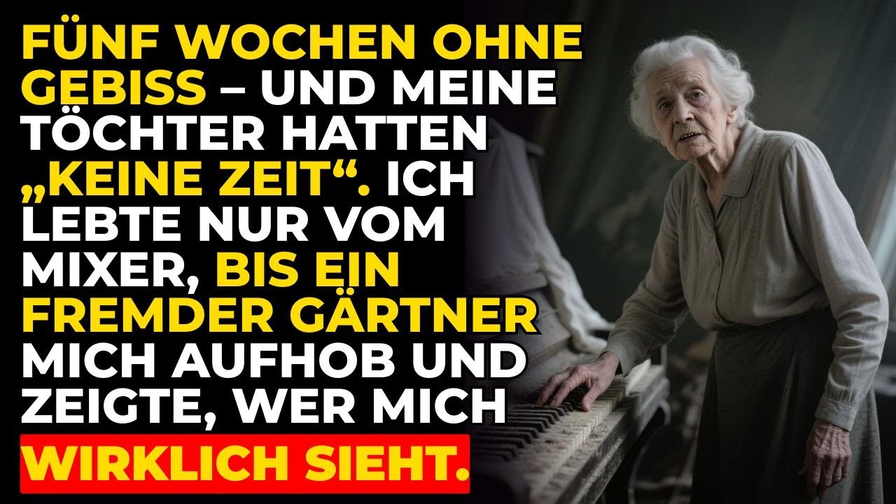Gebiss weg. Familie wartet nicht… 5 Wochen später… kam der Gärtner.