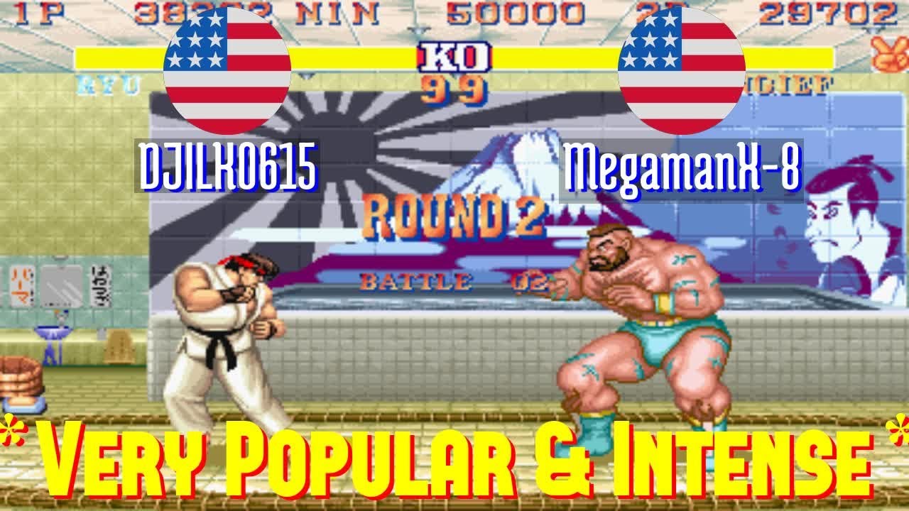 Fighting 10kg✖️2 FT10 @sf2hf: DJILK0615 (US) vs MegamanX-8 (US) [Street Fighter II
