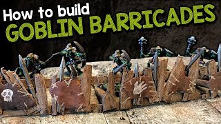 Making Modular Wooden Barricades for Dungeons & Dragons - GOBLINS ATTACK!