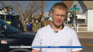 One person hospitalized in Pueblo fire