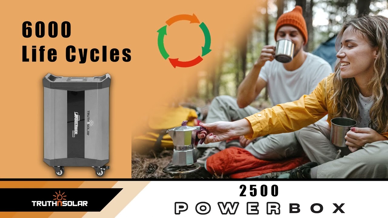 TruthNSolar PowerBox 2500 portable power station