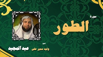 القران الكريم بصوت الشيخ وليد سمير على عبد المجيد | سورة الطور