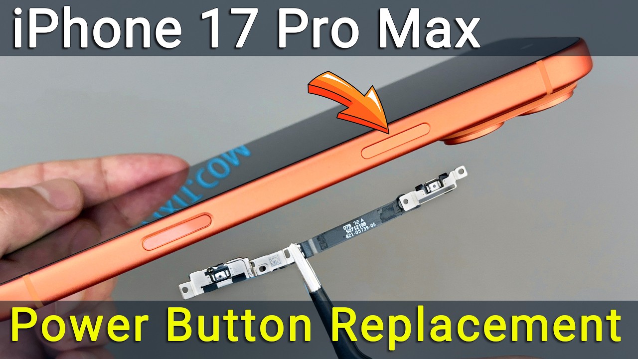 iPhone 17 Pro Max Power Button & Camera Control Button Repair
