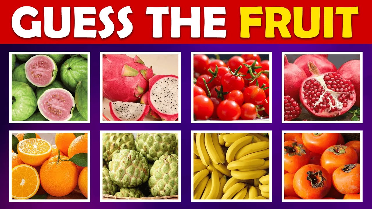 Guess the Fruit! 🍎🍌 | Fun Fruits Quiz for Kids 