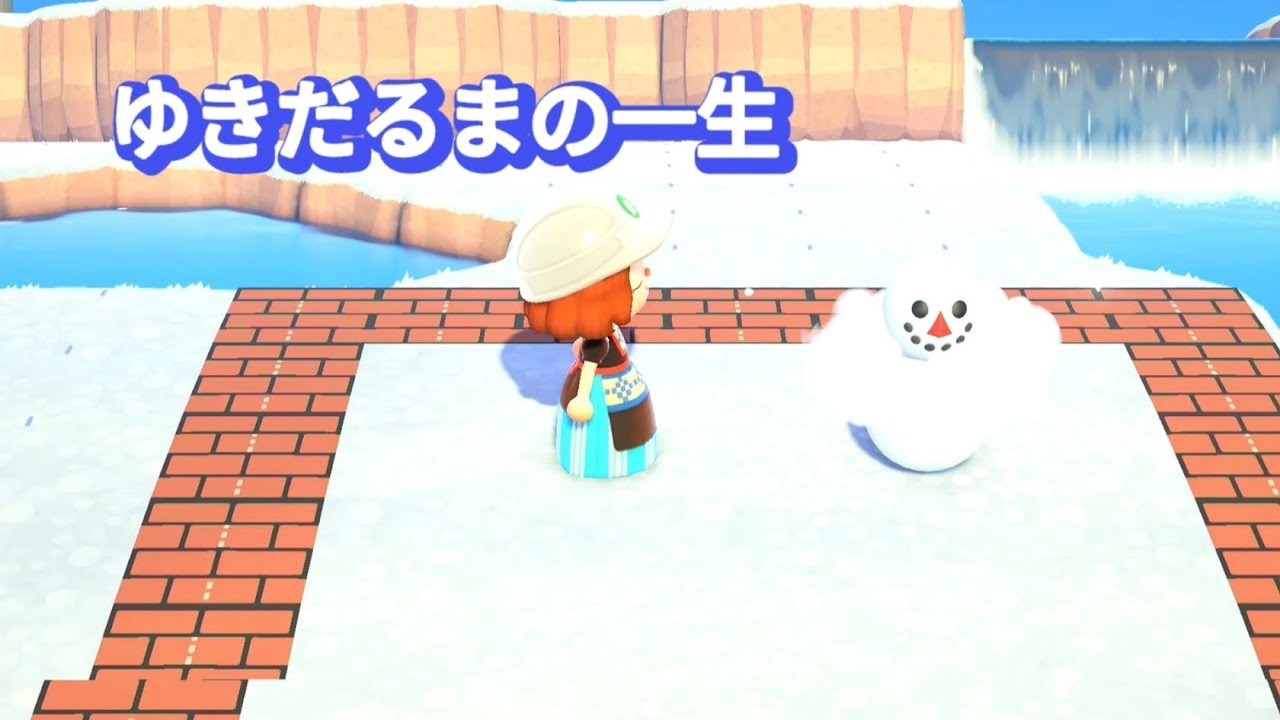 【あつ森】　ゆきだるま物語(島クリエイター#9)
