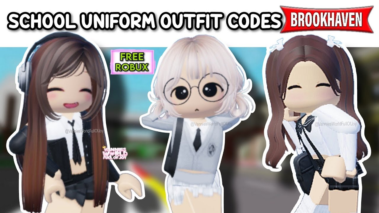 ✦ id for brookhaven, bloxburg and berry avenue ! em 2023  Roupas de  personagens, Fotos da gatinha marie, Ideias de uniformes