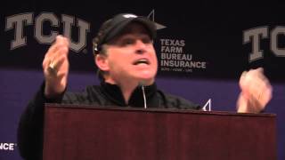 TCU head coach Gary Patterson's choice postgame words for Baylor's Art Briles