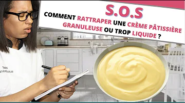 Comment détendre une crème pâtissière ?