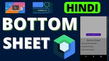 Bottom Sheet in Android Jetpack Compose Kotlin Android Studio