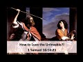 [How to Love the Unlovable?] | Pastor Florence Zung | 1Sa 16:14-23 | Eng Worship Service | 2024.2.11