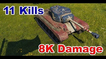 T26E5 Patriot 8k damage 11 kills